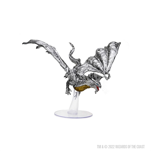 DnD - Adult Silver Dragon - Icons of the Realms Premium DnD Figur